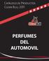 Catálogo de Productos Clean Bull 2011 PERFUMES DEL AUTOMOVIL