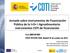 Jornada sobre Instrumentos de Financiación Pública de la I+D+ I Agroalimentaria: instrumentos CDTI de financiación