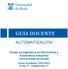 Grado en Ingeniería en Electrónica y Automática Industrial Universidad de Alcalá Curso Académico 2012/2013 Curso 3º - Cuatrimestre 1º