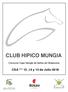 CLUB HIPICO MUNGIA. Concurso Copa Mungia de Saltos de Obstaculos