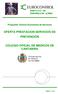 OFERTA PRESTACION SERVICIOS DE PREVENCIÓN COLEGIO OFICIAL DE MEDICOS DE CANTABRIA. Página 1 de 8