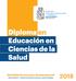 Diploma en Educación en Ciencias de la Salud