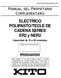 ELÉCTRICO POLIPASTO/TECLE DE CADENA SERIES ER2 y NER2