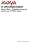 IP Office Basic Edition Basic Edition - Embedded Voic User Guide (IP Office Mode)