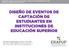 DISEÑO DE EVENTOS DE CAPTACIÓN DE ESTUDIANTES EN INSTITUCIONES DE EDUCACIÓN SUPERIOR
