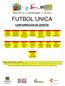 BOLETÍN No 4. SEPTIEMBRE 17 DE 2014 FUTBOL UNICA CONFORMACION DE GRUPOS