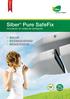 Siber Pure SafeFix. Innovación en redes de ventilación SALUD ESTANQUEIDAD RESISTENCIA