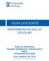 Grado en Enfermería Facultad de Medicina y Ciencias de la Salud Universidad de Alcalá Curso Académico 2017/2018 4º Curso 2º Cuatrimestre