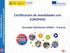 Certificación de movilidades con EUROPASS