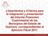 Lineamientos y Criterios para la integración y presentación del Informe Financiero Cuatrimestral de los Municipios del Estado de Guerrero,