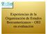 Experiencias de la Organización de Estados Iberoamericanos OEI en evaluación