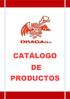 CATÁLOGO DE PRODUCTOS
