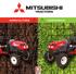 Presentamos la nueva gama de tractores compactos de MITSUBISHI: Potencia, valor y fiabilidad. Made in Japan