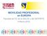 MOVILIDAD PROFESIONAL en EUROPA. Facultad de CC de la SALUD y del DEPORTE 9 Marzo 2016