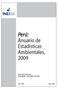 Perú: Anuario de Estadísticas Ambientales, 2009