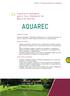 AQUAREC 2.5. Programa de Investigación para el Uso y Conservación del Agua y sus Recursos. Capítulo II: Principales resultados de investigación