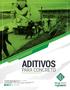 ADITIVOS PARA CONCRETO