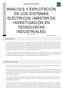 ANÁLISIS Y EXPLOTACIÓN DE LOS SISTEMAS ELÉCTRICOS (MÁSTER DE INVESTIGACIÓN EN TECNOLOGÍAS INDUSTRIALES)