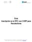 Guía Inscripción en el RFC con CURP para Recolectores