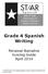Grade 4 Spanish Writing
