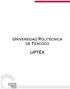 UNIVERSIDAD POLITÉCNICA DE TEXCOCO UPTEX