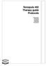 Sonopuls 492 Therapy guide. Protocols. Protocollen. Protocols. Protokolle Protocole Protocolos