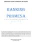Federación Insular de Atletismo de Tenerife. Ranking PROMESA. Las mejores marcas de cada prueba en la presente Temporada