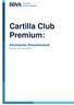 Cartilla Club Premium: Información Precontractual