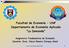 Facultad de Economía - UNP Departamento de Economía Aplicada La Demanda Asignatura: Fundamentos de Economía Docente: Econ. Oscar Renato Cornejo Abad