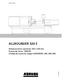 ALLROUNDER 520 E. Distancia entre columnas: 520 x 520 mm Fuerza de cierre: 1500 kn Unidad de inyección (según EUROMAP): 290, 400, 800.