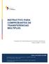 INSTRUCTIVO PARA COMPROBANTES DE TRANSFERENCIAS MÚLTIPLES