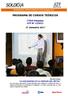 PROGRAMA DE CURSOS TEÓRICOS
