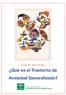 Qué es el Trastorno de Ansiedad Generalizada?