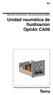 Manual de instrucciones y lista de piezas de recambio Unidad neumática de fluidización OptiAir CA09