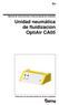 Manual de instrucciones y lista de piezas de recambio Unidad neumática de fluidización OptiAir CA05