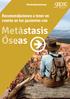 #metastasisoseas. Recomendaciones a tener en cuenta en los pacientes con