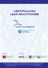 CERTIFICACIÓN LEAN PRACTITIONER