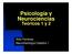 Psicología y Neurociencias Teóricos 1 y 2