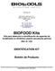 BIOFOOD Kits Kits para detección e identificación de especies de vertebrados en alimentos usando secuencias génicas (Ref )