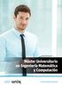 Máster Universitario en Ingeniería Matemática y Computación