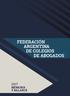 federación argentina de colegios de abogados