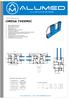 AlumED. a m OMEGA THERMIC. aluminium systems. Serie Abisagrada