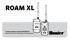 ROAM XL. Control remoto comercial ROAM XL Manual del usuario e instrucciones de programación