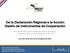 De la Declaración Regional a la Acción: Diseño de Instrumentos de Cooperación