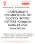 CAMPEONATO PROMOCIONAL DE HOCKEY SOBRE PATINES (Categoria hasta 12 años masculino).