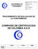 COMPAÑÍA DE CERTIFICACION DE COLOMBIA S.A.S