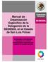 Manual de Organización Específico de la Delegación de la SEDESOL en el Estado de San Luís Potosí
