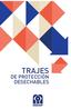 TRAJES DE PROTECCIÓN DESECHABLES