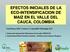 EFECTOS INICIALES DE LA ECO-INTENSIFICACION DE MAIZ EN EL VALLE DEL CAUCA, COLOMBIA