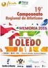 MEMORIA 2016 MEMORIA ATLETISMO- TOLEDO, 2016 FECAM